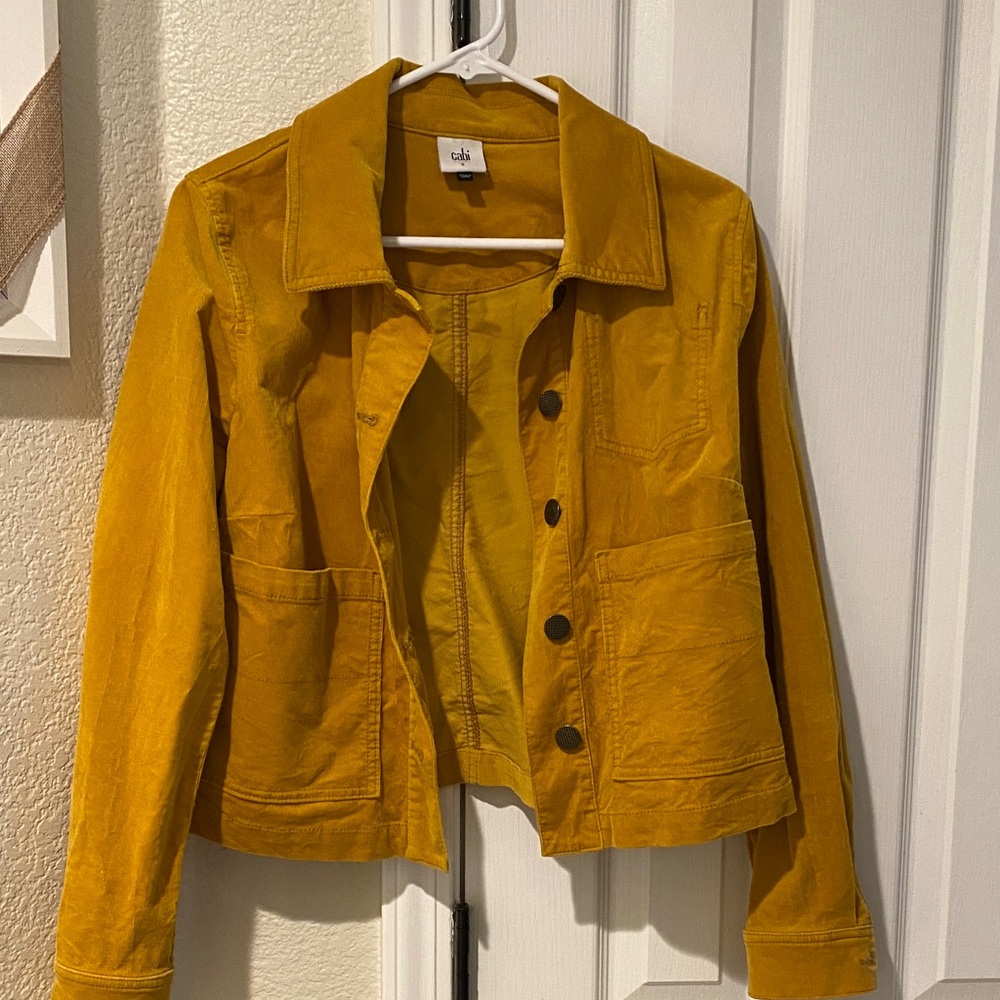 Cabi Mustard Yellow Jacket